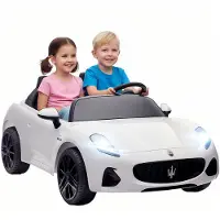 AIYAPLAY Elektrische auto voor kinderen Kunststof, Metaal 120L x 72B x 50H cm Wit