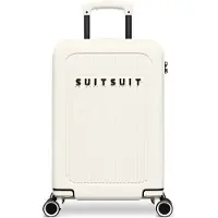 Suitsuit Handbagage Koffer 55x35x20 cm - Koffer - Trolley Handbagage - TSA Slot - Reiskoffer - 27L - Caretta - Tofu White