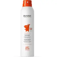 Babe Pediatric Transparent Sunscreen Wet Skin Spf50 200 ml Spray