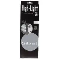 Sinelco Color Stripes lang Strähnenfolie 200 Stück silber