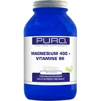Puro Magnesium 400 + Vitamine B6 Ontspannen Spieren Capsules - 180capsules