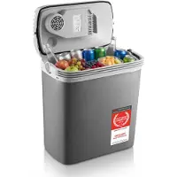 First Austria Elektrische Koelbox - 19L - 12V en 230 volt - Frigobox - Koelen en Verwarmen - Zwart