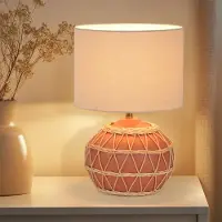 Corep Tafellampe , Cyclades, Beige, Woonkamer, Keramiek