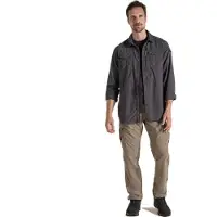 Craghoppers NosiLife Adventure LS Shirt III Heren (Maat - S, Kleur - Black Pepper)