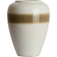 Light & Living VALERIA keramieken vaas crème bruin Ø50x64 cm decoratieve vaas -