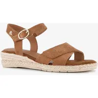Softline dames sandalen met H-leest cognac maat 39