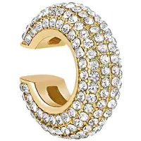 Club Manhattan earrcuff Ice Pave Medium goudkleurig female
