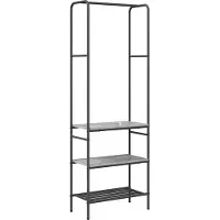 vidaXL Kledingrek Grijs sonoma 60 x 30 x 171 cm Bewerkt hout