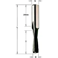 Cmt Drevelboor HW 12mm, schacht 8mm