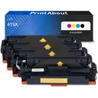 PrintAbout Toner 415A (W2030A) Zwart geschikt voor HP