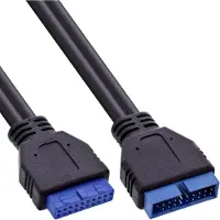 InLine USB 3.0 interne verlengkabel M/F , 0.35m
