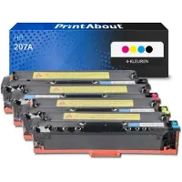 PrintAbout Huismerk HP 207A (W2210/11/12/13A) Toner 4-kleuren Multipack