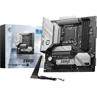 MSI Moederbord - - B760M Project Zero Intel B760 LGA 1700 micro ATX
