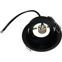 Lytra Vectra Round Inbouwspot Black