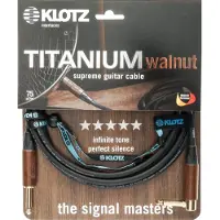 Klotz TIW0450PR Gitaarkabel met walnootconnectoren 4.5 meter