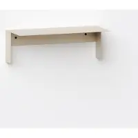 TIPTOE Pli Steel Floating Plank 45 cm | Cream White