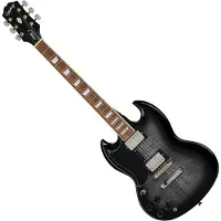 Epiphone SG Tribute Plus Left Handed Ebony Burst