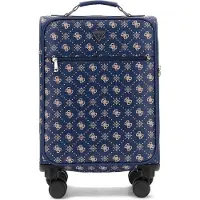 GUESS trolley Silia 18 In 8-Wheeler Navy Logo donkerblauw 53cm