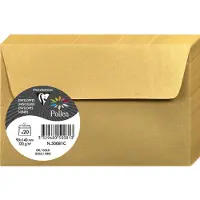 Clairefontaine 50081C, Goud, 120 g/m², 140 mm, 90 mm, 20 stuk(s)