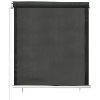 vidaXL Buitenrolgordijn, 85 (breedte) x 140 (hoogte) cm, antraciet