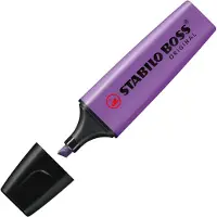Stabilo BOSS ORIGINAL - Markeerstift - Hoogste Kwaliteit - Lavendel - Etui Met 10 Stuks