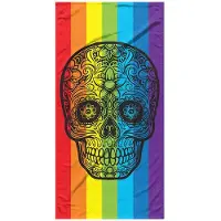 Palm Beach Strandlaken luxe jacquard Mexican skull