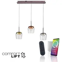 Paul Neuhaus 3-lichts hanglamp Q-Kon meerdere kleuren