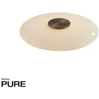 Paul Neuhaus Design tafellamp Pure Vitrum bruin