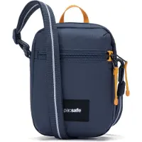 Pacsafe Schoudertas 'Go' donkerblauw / zwart / natuurwit