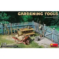 Mini art Modelbouwpakket Diorama - 35641 Diorama Gardening Tools Plastic - 1:35 - Modelbouw