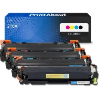 PrintAbout Toner 216A (W2410/11/12/13A) 4-kleuren Multipack geschikt voor HP