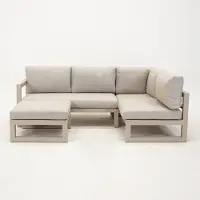 Vita Grosso hoekbank 3 delig rechts beige