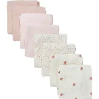 Pippi Hydrofiele Doek - 8-pack - 65x65 cm - Rose Dust - - OneSize - Hydrofiele Doeken