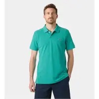 Helly Hansen Heren Hudson groene polo (L), Casual, Katoen, Korte mouwen 54543