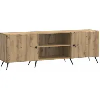 vidaXL TV Kast 150 x 31 x 50 cm Artisanaal eiken Bewerkt hout
