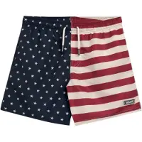 Sebago Heren Bend USA Vlag zwempak marine, rood (S), Strandkleding, Polyester, Marineblauw 78121FW