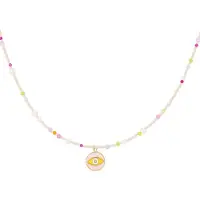 Yehwang Goudlief All eyes on you Ketting - Roestvrij staal - Verkleurt niet