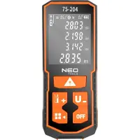 Neo Tools Laserafstandsmeter - - 75-204 - Bereik 60 m - Nauwkeurigheid 2 mm - IP54