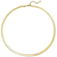 Cala Rose Ketting 'SLEEK SNAKE' goud