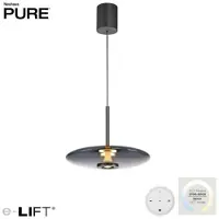 Paul Neuhaus Hanglamp Pure E Vitrum Design Grijs