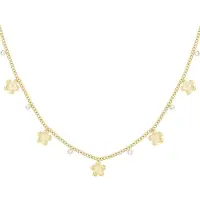 Yehwang Gleaming Flower Ketting - Cadeau - Goudlief.nl