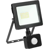 ORNO LED-buitenverlichting met bewegingssensor PIR, 20W, 4000K, 1500 lumen, IP44, zwart