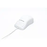 GETT InduMouse Pro: Siliconen muis met scrollwiel, lasertechnologie, "track-on-glass" functie, IP68 waterdicht, desinfecteerbaar, optische sensor, USB-aansluiting, kleur: wit