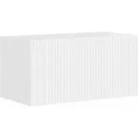vidaXL TV Wandkast 60 x 31 x 29,5 cm Glanzend Wit Bewerkt hout