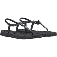 Ilse jacobsen Teenslipper 'Cheerful' zwart / transparant