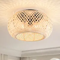 LumenXL Bamboe plafondlamp, 3 lichts - Caia