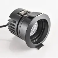 LumenXL 9W inbouwspot Meya met ring 3 - donkergrijs