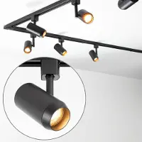 LumenXL Industrieel 1-fase railsysteem van 3 meter met Claire spots - plafond rail