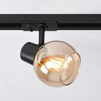 LumenXL Railspot 1-fase Melle - amber glas