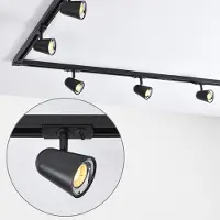 LumenXL Modern 1-fase railsysteem van 3 meter met Sev spots - 3-staps dimbaar